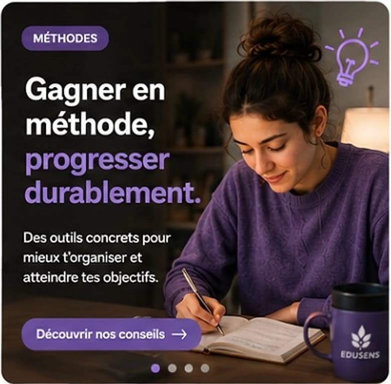 Gagner en méthode, progresser durablement.
